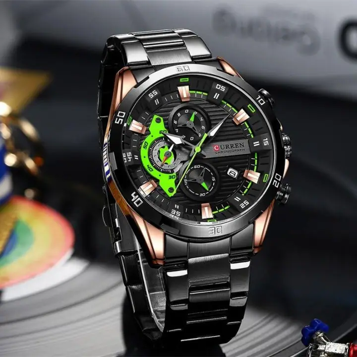 CURREN 8402 Men's Watch Black thumbnail 5