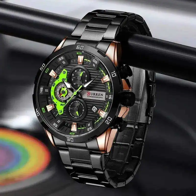 CURREN 8402 Men's Watch Black thumbnail 2