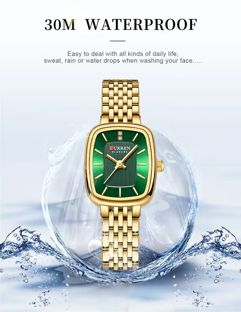 CURREN 9093 Women's Watch GoldGreen thumbnail 2