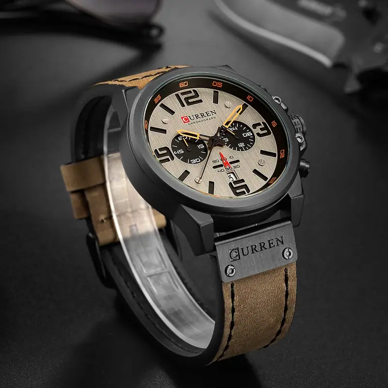 CURREN Ultimate Design Men's Watch Brown
