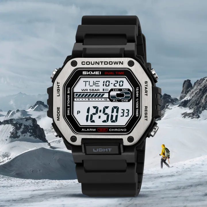 SKMEI 2522 Multifunctional Men's Watch Black thumbnail 4