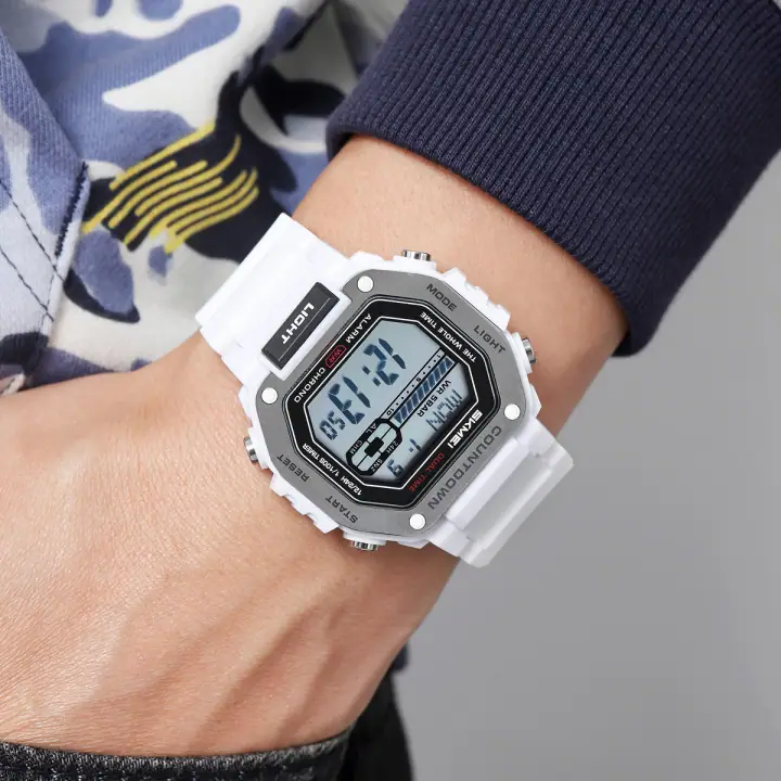 SKMEI 2522 Multifunctional Men's Watch White thumbnail 2