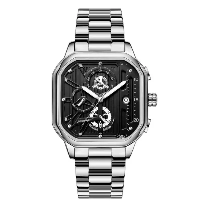Poedagar 628 Men's watch Silver thumbnail 4