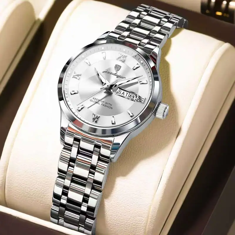 Poedagar Women's Watch SilverWhite