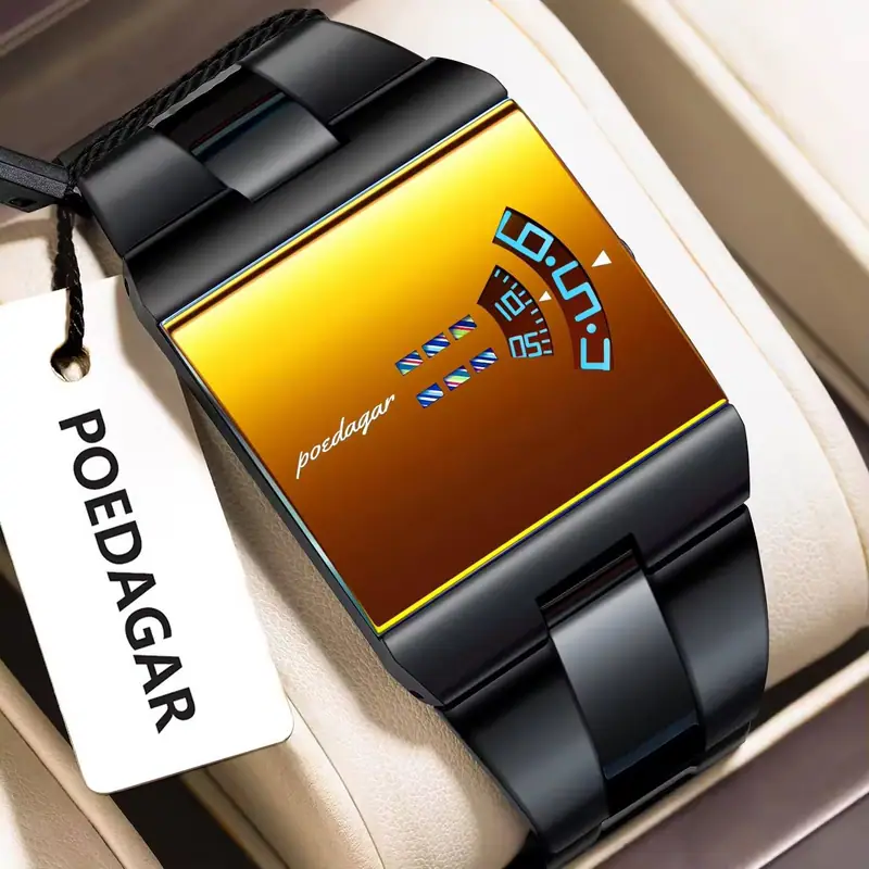 Poedagar 857 Men's Watch BlackGold