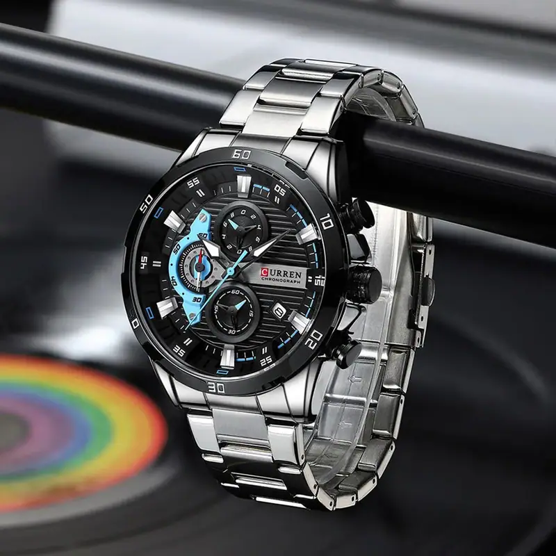 CURREN 8402 Men's Watch Silver thumbnail 2